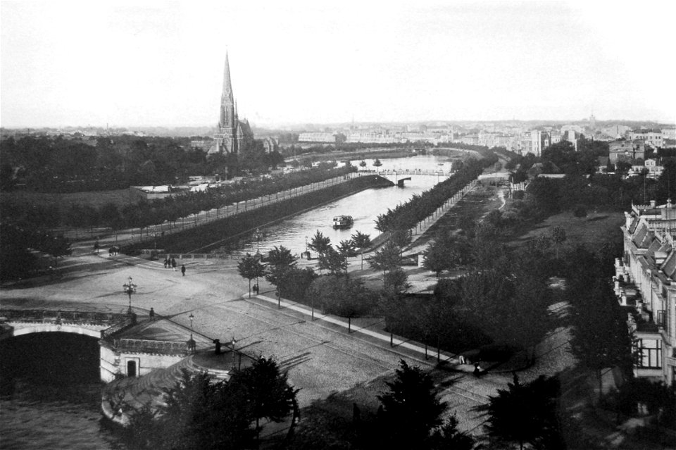 Hamburg Mundsburg-Brücke 1900