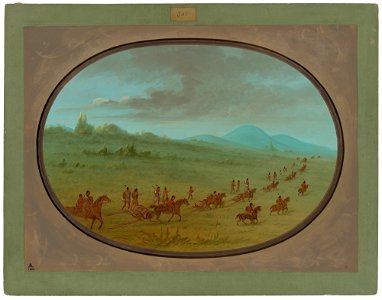 Halsey's Bluff - Sioux Indians on the March C16185