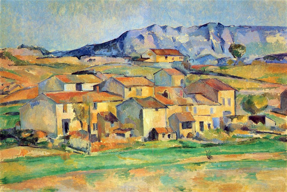 Hameau à Payennet près de Gardanne, par Paul Cézanne