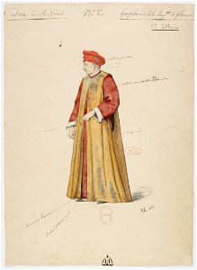 Halévy - Guido et Ginevra - Paul Lormier, 1837-1838 - 06. Gonfalonier de la république de Florence. 1er costume