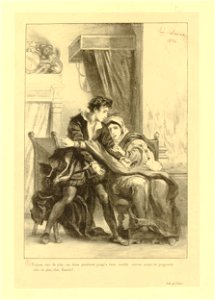 Hamlet et la Reine (Act.III Sc.IV) (Hamlet and the Queen) (BM 1918,0629.8)