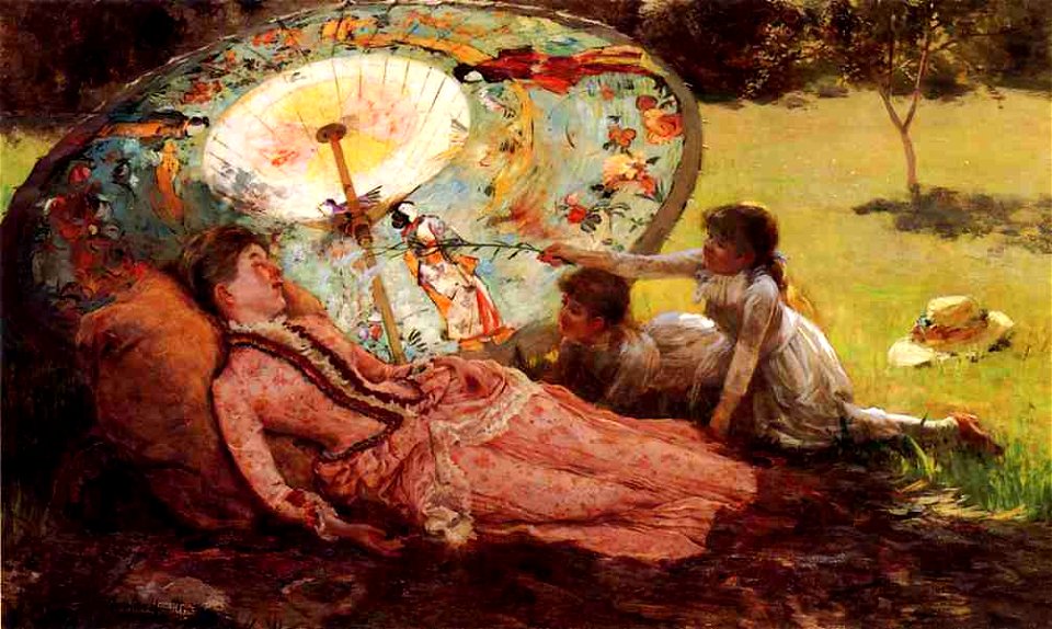 Hamilton Hamilton Lady with a Parasol