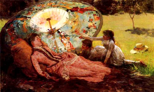 Hamilton Hamilton Lady with a Parasol