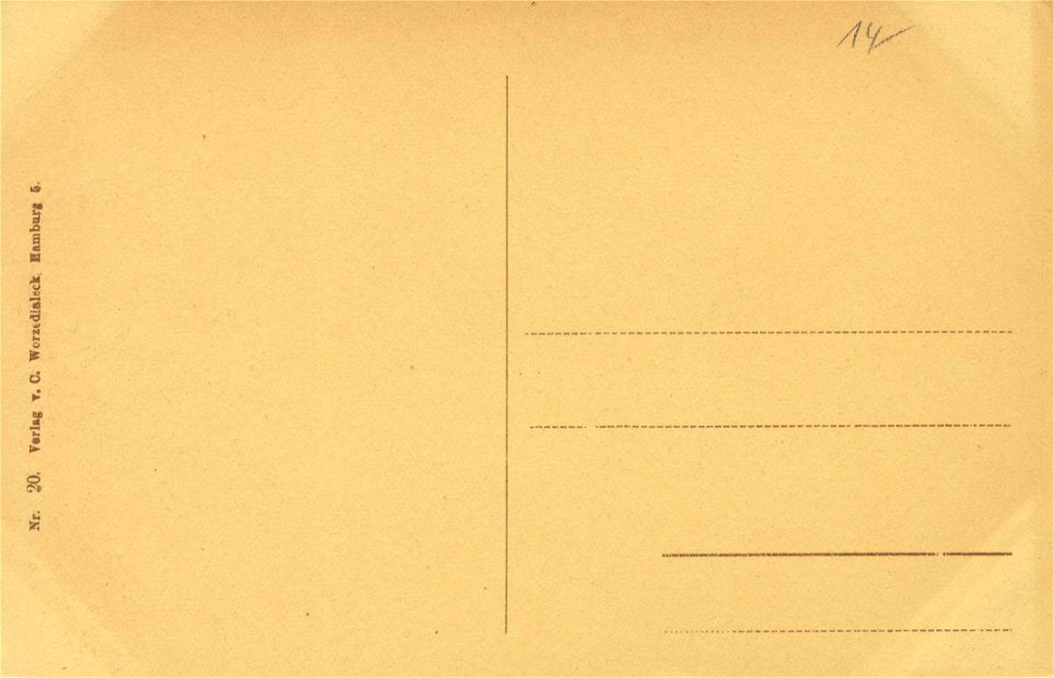 Hamburg, Hamburg - St. Pauli, Panorama (back) (Zeno Ansichtskarten)