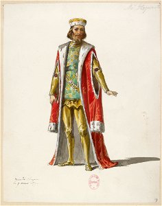 Halévy - La reine de Chypre - Eugène Lacoste, 1876-1877 - 19. Hoquante