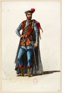 Halévy - La reine de Chypre - Eugène Lacoste, 1876-1877 - 27. (Costume)