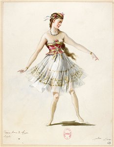 Halévy - La reine de Chypre - Eugène Lacoste, 1876-1877 - 43. Danse. reine de Chypre. Mlle Piron