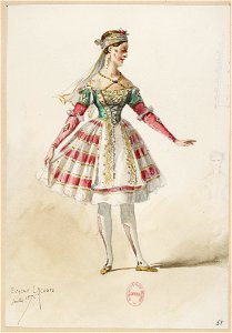 Halévy - La reine de Chypre - Eugène Lacoste, 1876-1877 - 51. (Costume)