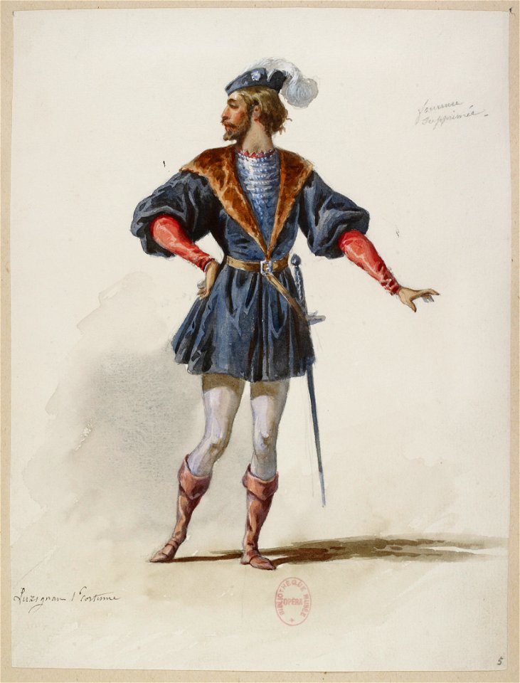 Halévy - La reine de Chypre - Eugène Lacoste, 1876-1877 - 05. Luzignan 1er costume