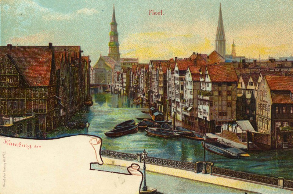 Hamburg, Hamburg - Fleet (Zeno Ansichtskarten)