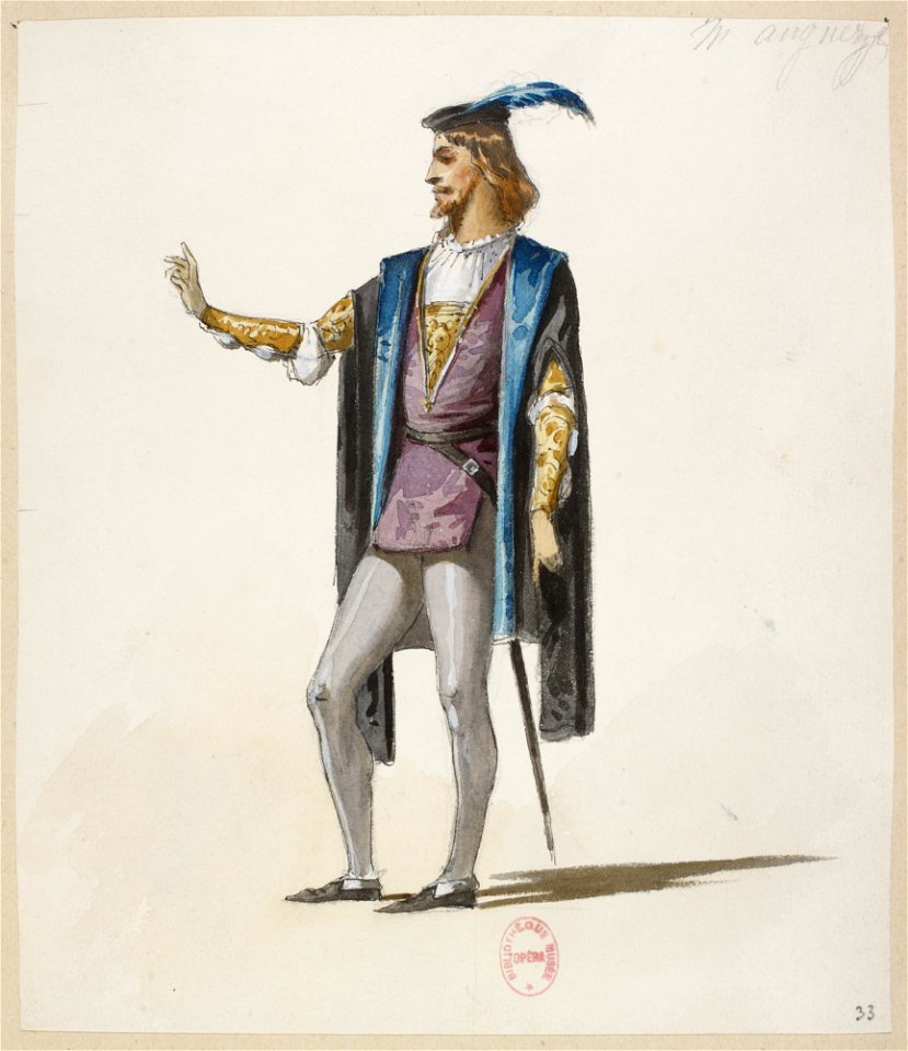 Halévy - La reine de Chypre - Eugène Lacoste, 1876-1877 - 33. M. Auguez