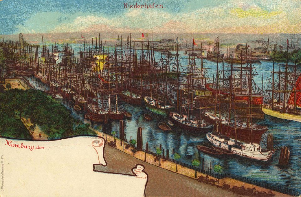 Hamburg, Hamburg - Niederhafen (Zeno Ansichtskarten)