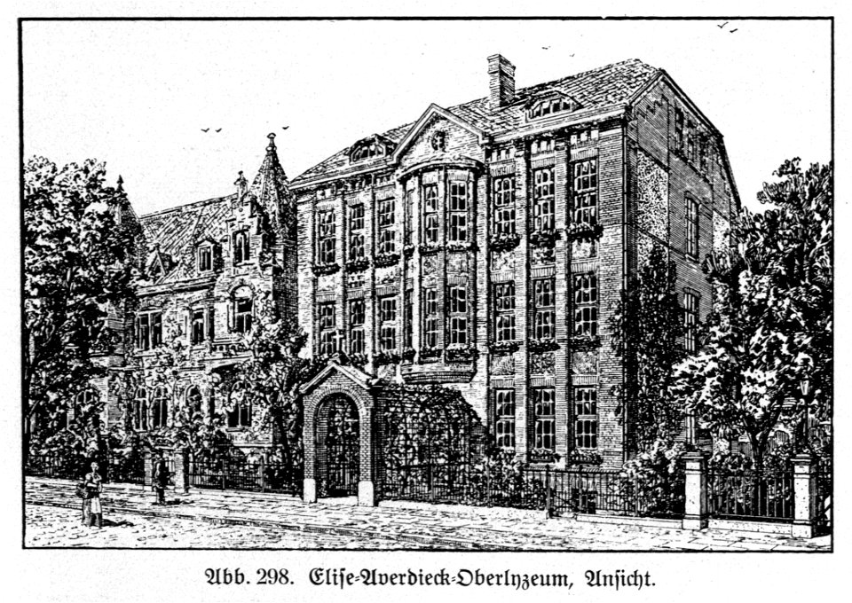 Hamburg und seine Bauten 1914, Band 1, Abbildung 298 - Elise-Averdieck-Oberlyzeum