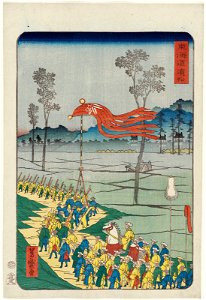 Hamamatsu, from the series Scenes of Famous Places along the Tôkaidô Road