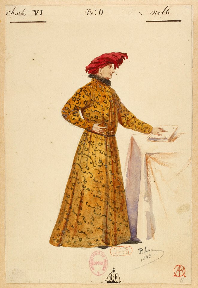 Halévy - Charles VI - Paul Lormier 1842-1843 - 11. Noble