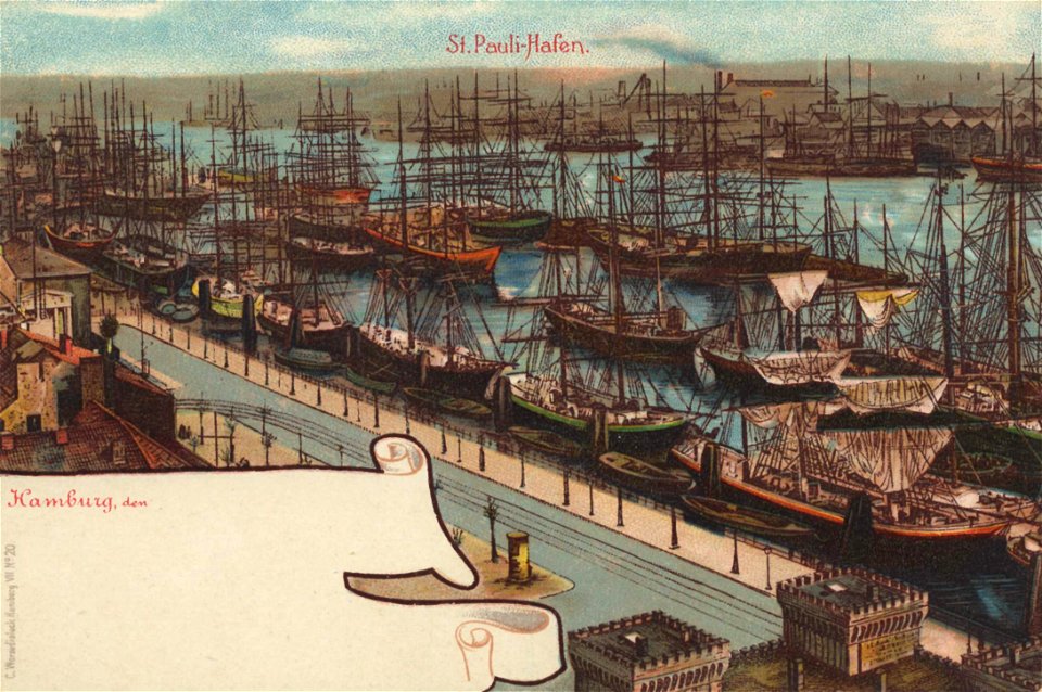 Hamburg, Hamburg - St. Pauli-Hafen (Zeno Ansichtskarten)