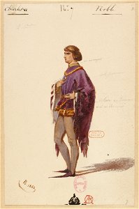 Halévy - Charles VI - Paul Lormier 1842-1843 - 07. Noble, 2ème costume