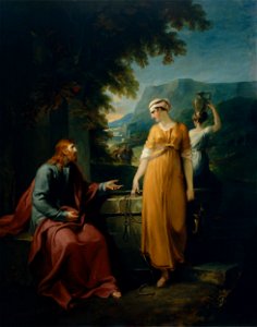 William Hamilton - Christ and the woman of Samaria - Google Art Project