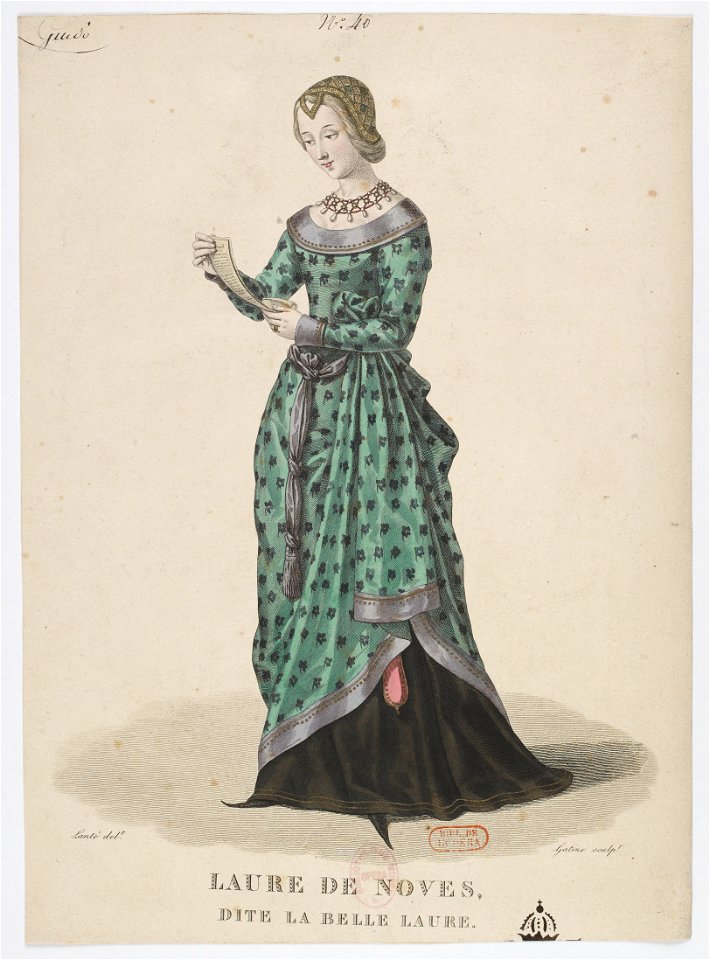 Halévy - Guido et Ginevra - Paul Lormier, 1837-1838 - 40. -Costume-