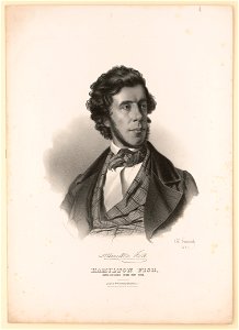 Hamilton Fish, representative from New York - drawn from life on stone by Chs. Fenderich 1844. LCCN2017657756