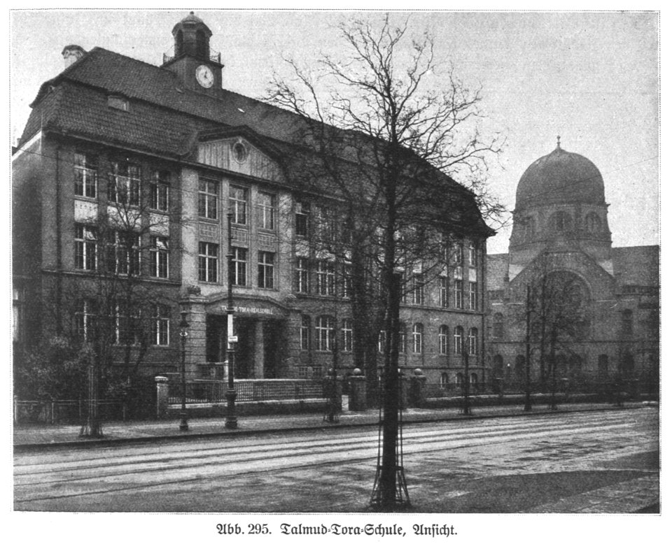 Hamburg und seine Bauten 1914, Band 1, Abbildung 295 - Talmud-Tora-Schule
