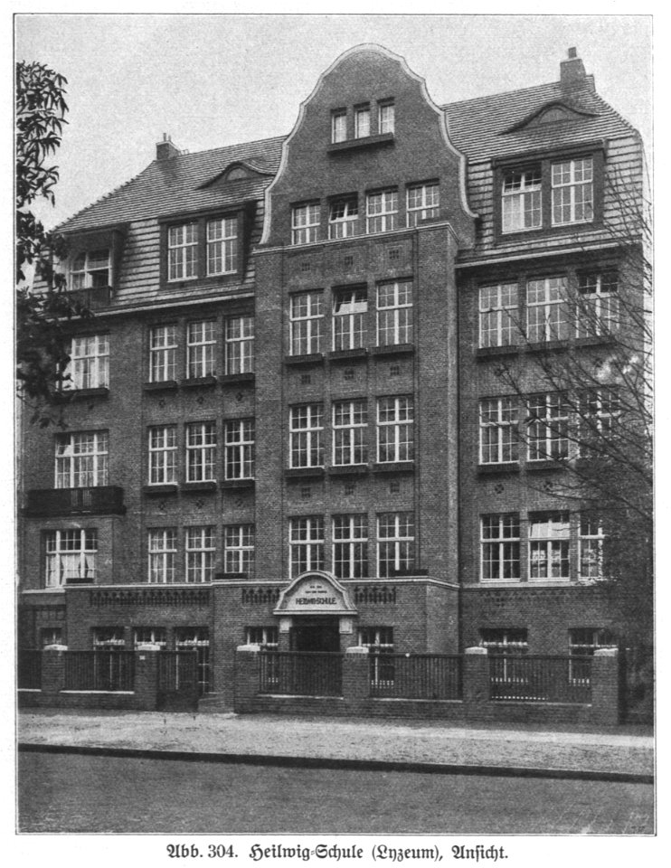 Hamburg und seine Bauten 1914, Band 1, Abbildung 304 - Heilwig-Schule