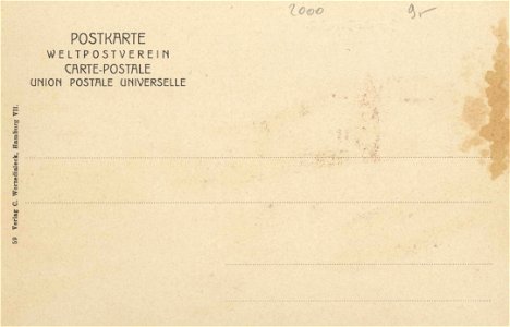 Hamburg, Hamburg - Der alte Dovenfleth (back) (Zeno Ansichtskarten)
