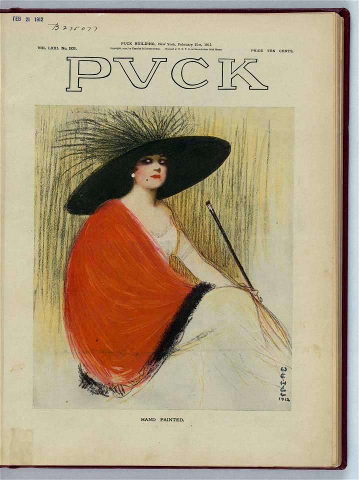 Hand painted - W.E. Hill 1912. LCCN2011649122
