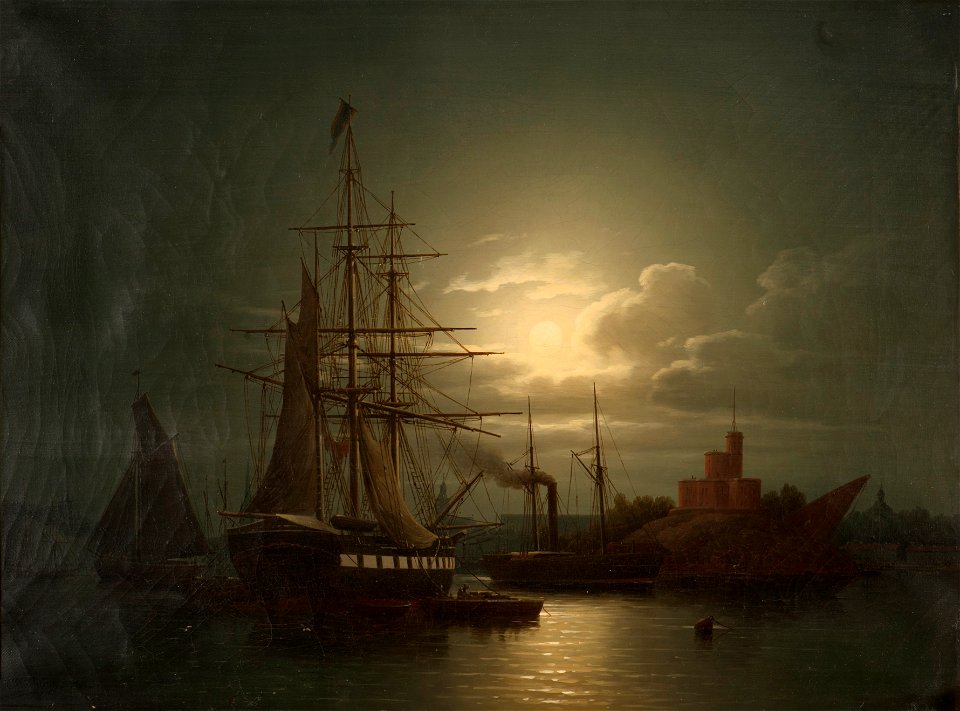 Hamnbild-Stockholm, Kastellholmen - Sjöhistoriska museet - S 2665