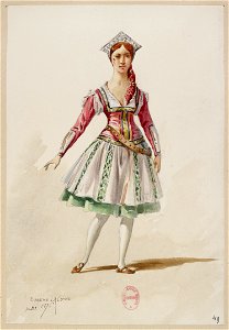 Halévy - La reine de Chypre - Eugène Lacoste, 1876-1877 - 49. (Costume)