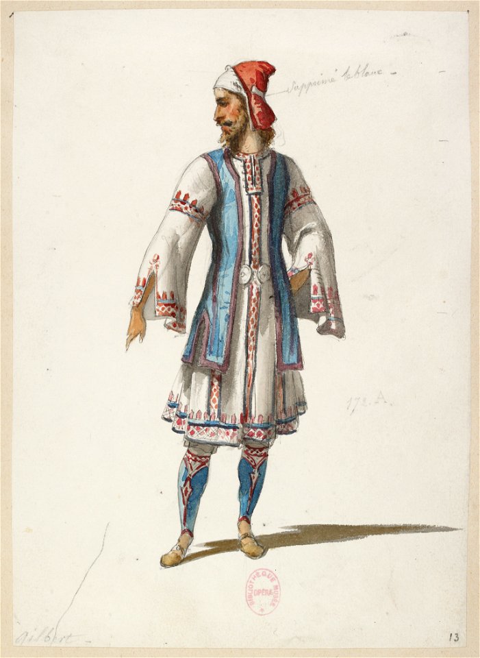 Halévy - La reine de Chypre - Eugène Lacoste, 1876-1877 - 13. Gilbert