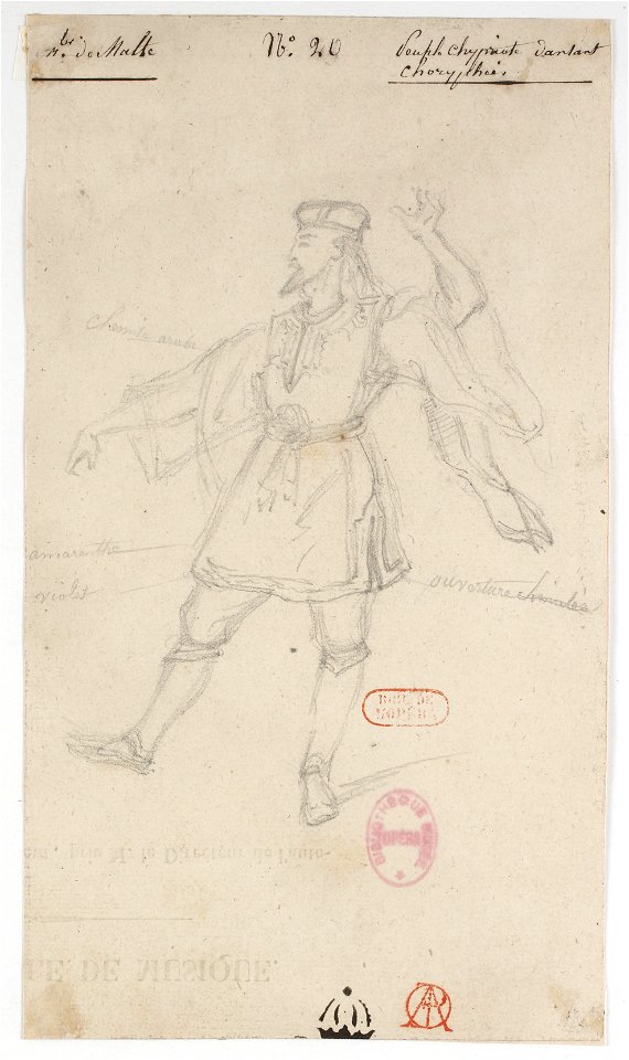 Halévy - La reine de Chypre - Paul Lormier, 1837-1841 - 20. Peuple chypriote, dansant, coryphées