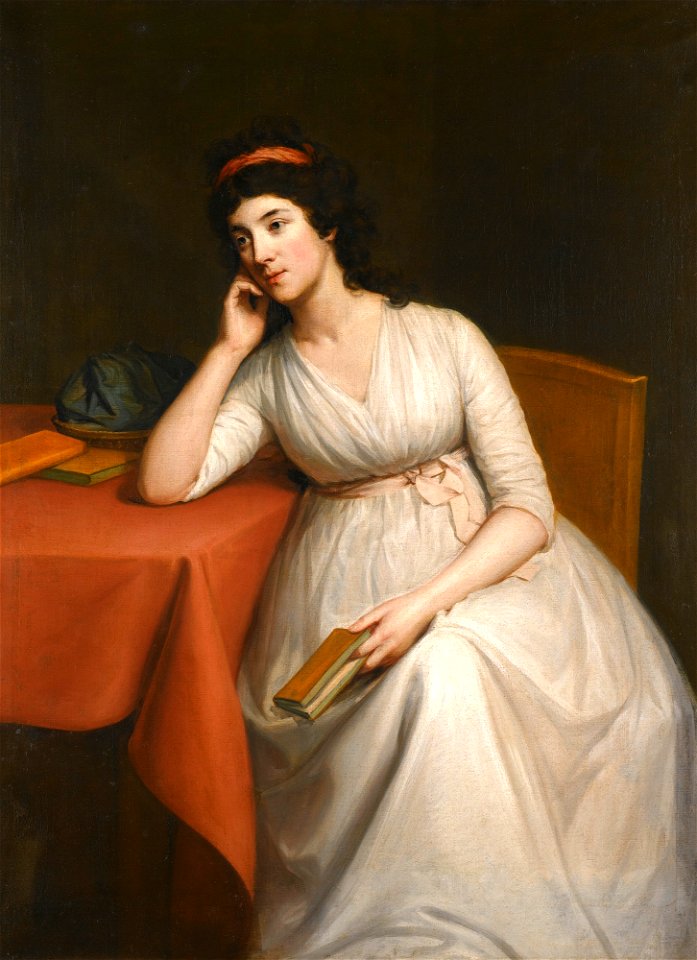 Hugh Douglas Hamilton - Portrait of a Lady (probably Lady Charlotte McDonnell, 3rd Countess of Antrim in 1790s)