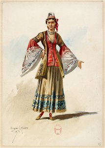 Halévy - La reine de Chypre - Eugène Lacoste, 1876-1877 - 25. (Costume)