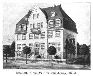 Hamburg und seine Bauten 1914, Band 1, Abbildung 301 - Firgau-Lyzeum