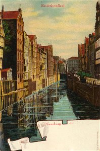 Hamburg, Hamburg - Wandrahmsfleet (Zeno Ansichtskarten)