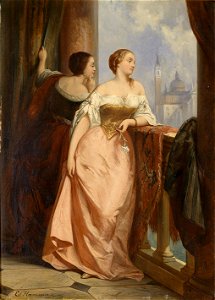 Hamman Damen am Balkon