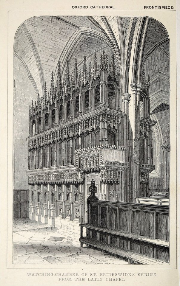 Handbook Oxford Frontispiece Frideswide Shrine