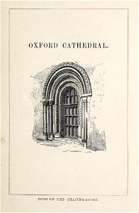 Handbook Oxford Title Page Chapter House Door