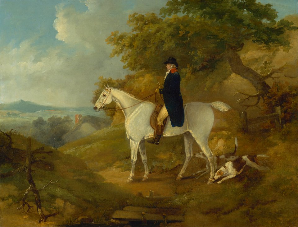 Thomas Hand - George Morland on his Hunter - Google Art Project