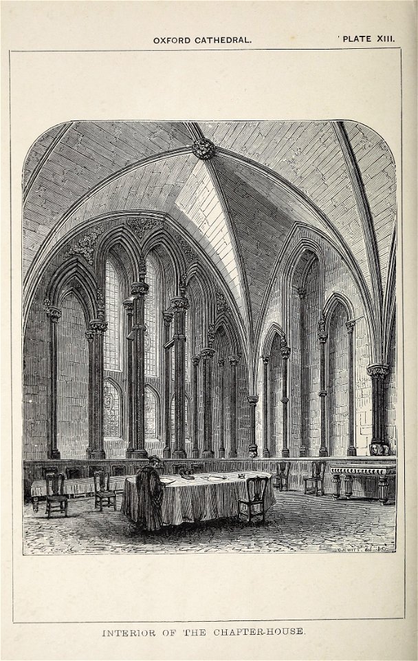 Handbook Oxford Plate 13 Chapter-House