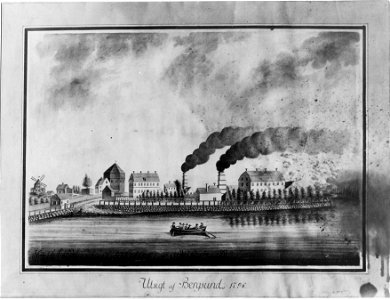 Hamnbild-Bergsund - Sjöhistoriska museet - S 2756
