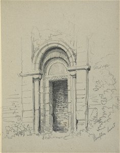 Lines family sketchbook - Disc1 033 - Church of St Mary & All Saints, Hampton Lovett
