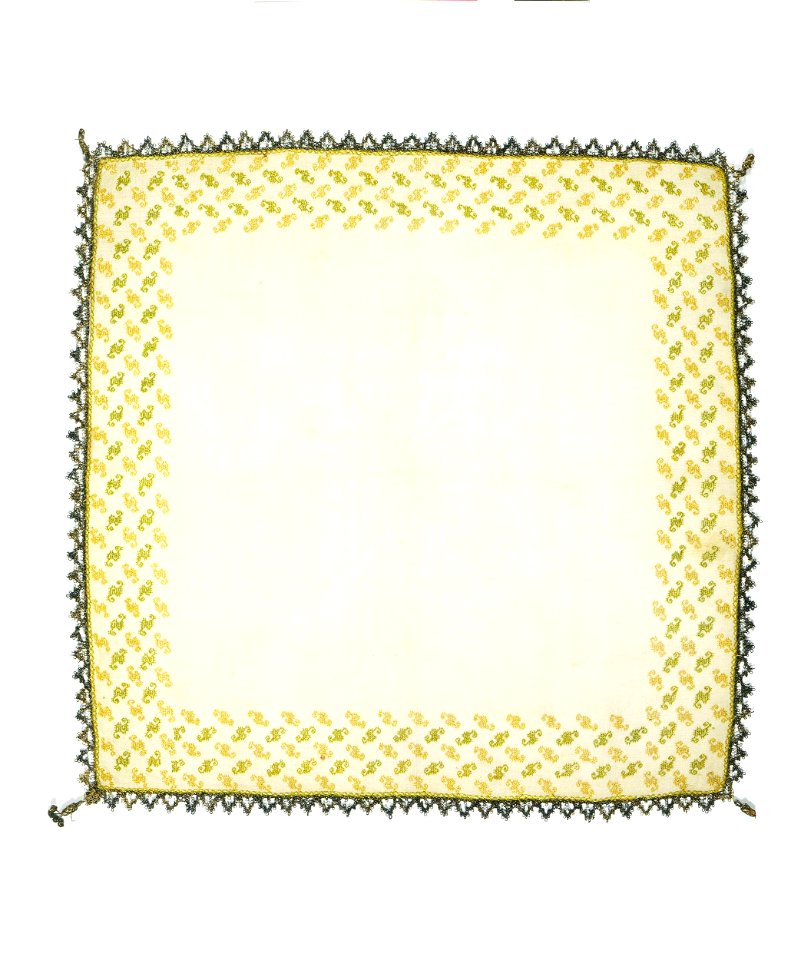 Handkerchief with s-motifs V&A T.99-1954
