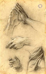 Hands sketches c1600. Free illustration for personal and commercial use.
