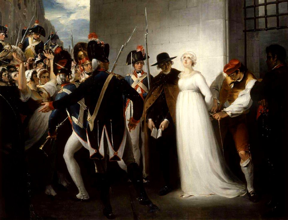 Marie Antoinette being taken to her Execution, 1794