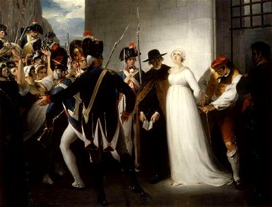 Marie Antoinette being taken to her Execution, 1794