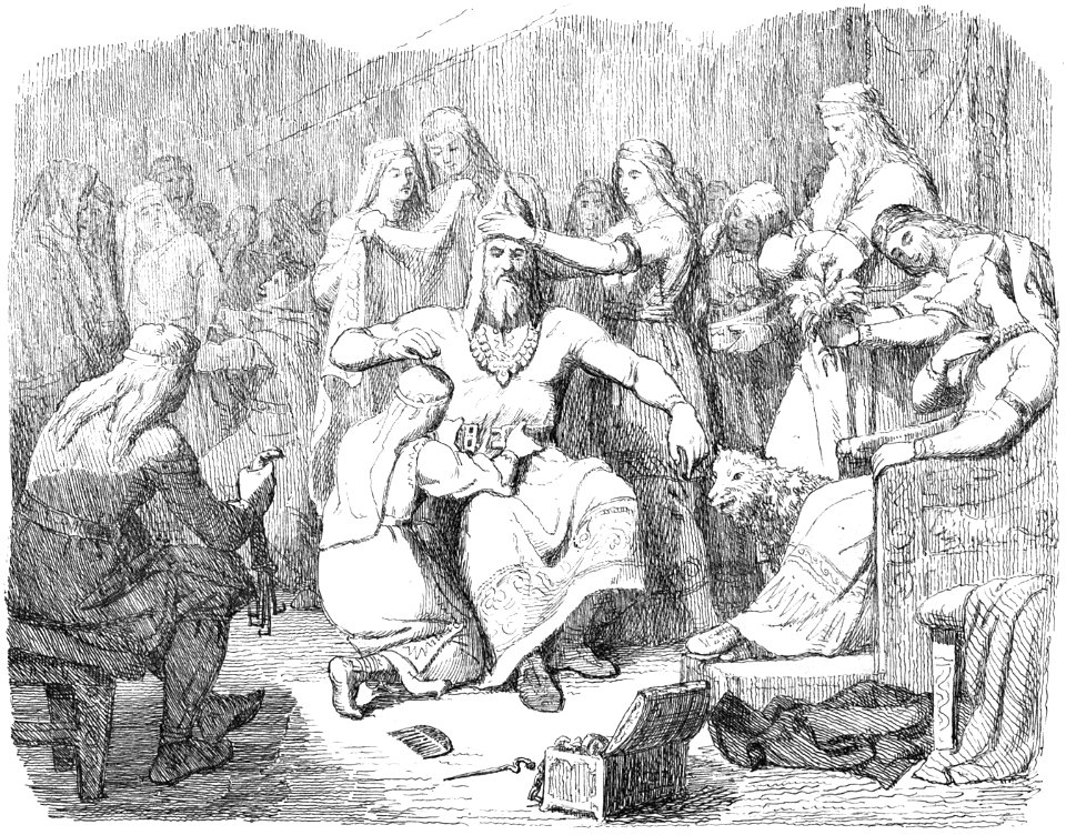 Hammar-hämtningen II. Thor klädes till brud