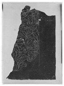 Handhästtäcke till handhäst ur Ludvig XIVs gåva till Karl XI 1673, den s.k. franska gåvan - Livrustkammaren - 10225-negative