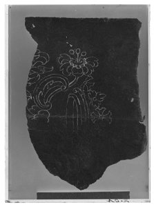 Handhästtäcke till handhäst ur Ludvig XIVs gåva till Karl XI 1673, den s.k. franska gåvan - Livrustkammaren - 1663-negative